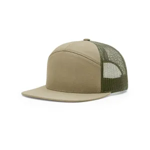 Richardson Pale Khaki/Loden Street 7 Panel Trucker Hat