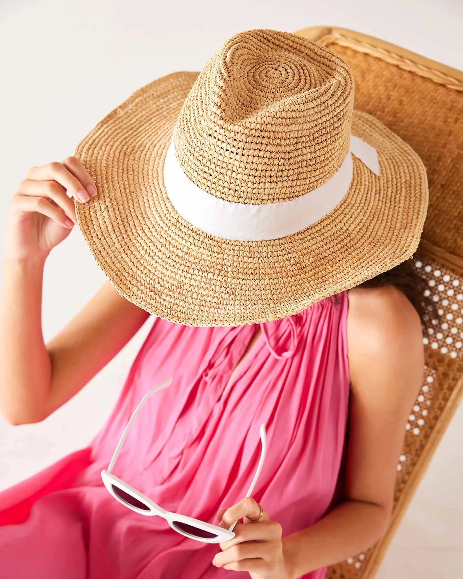 Seagrove Straw Hat in White