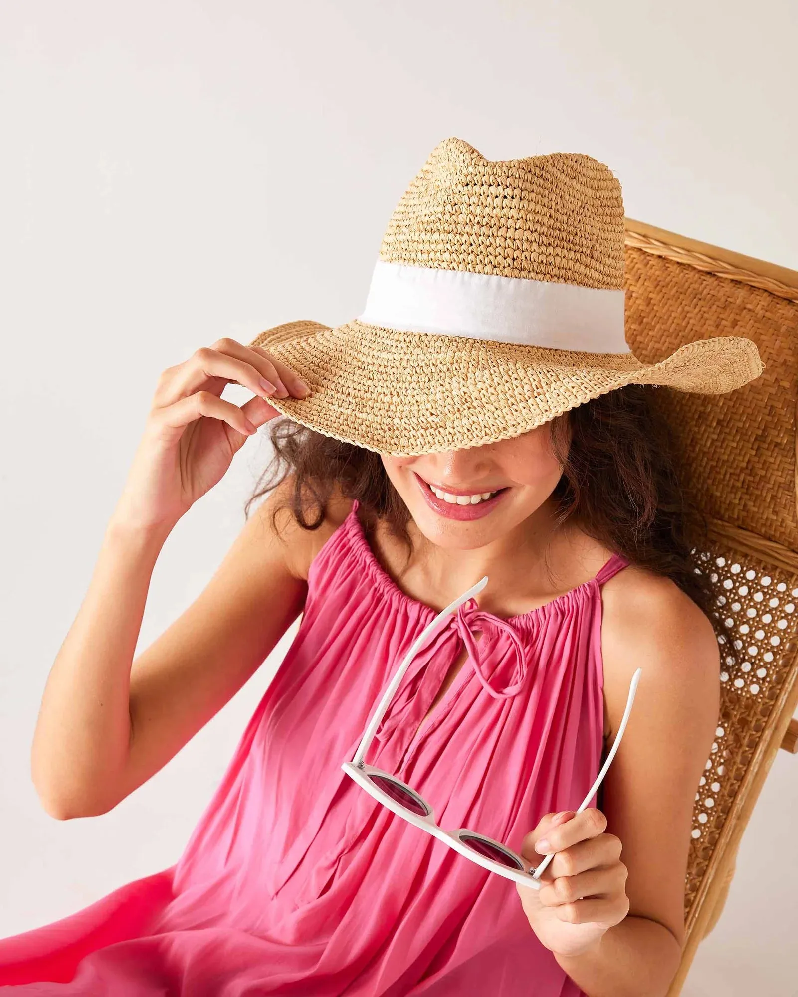 Seagrove Straw Hat in White