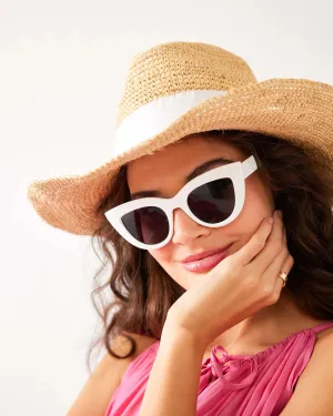 Seagrove Straw Hat in White