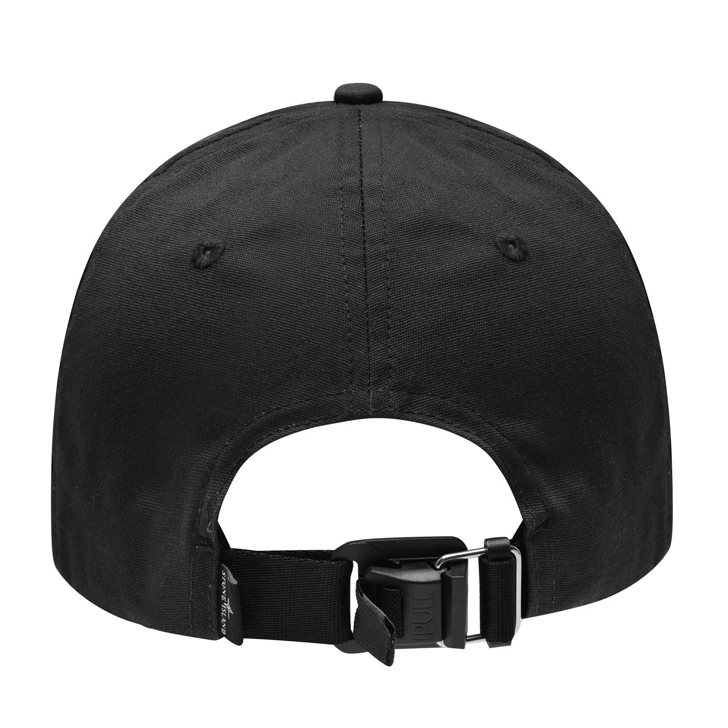 Stone Island Logo Cotton Hat Black
