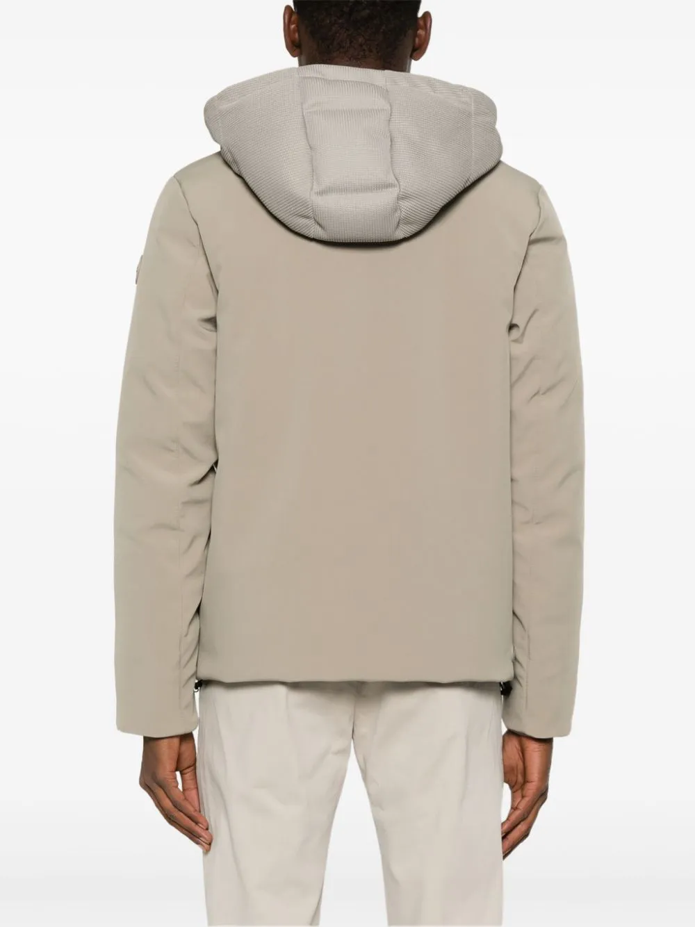 technical fisherman's down jacket
