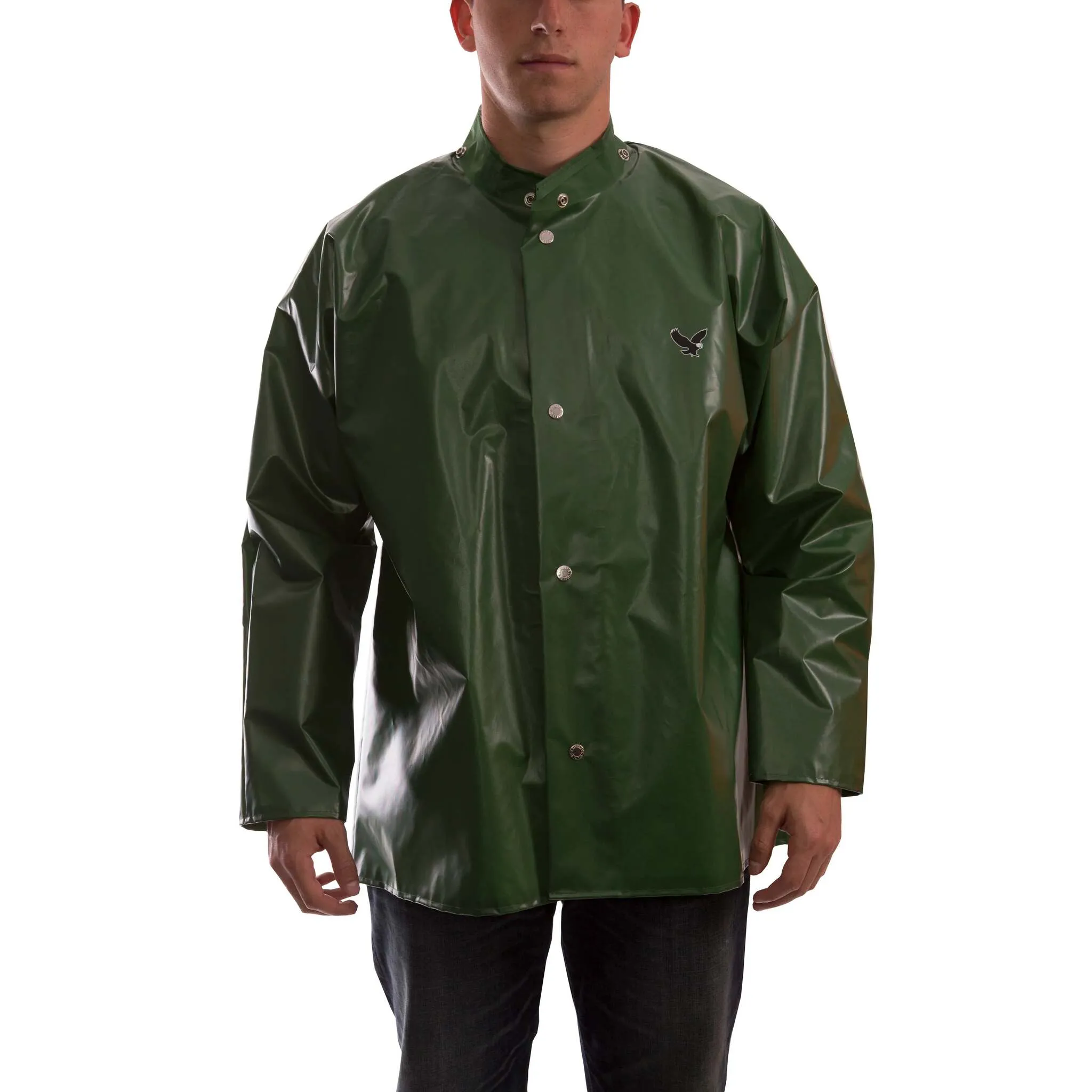 Tingley Iron Eagle® Jacket | HD, Lightweight Comfort | Polyurethane on Nylon, Waterproof, Chem-Resist | Ideal for Sanitation, Forestry, Agriculture | Sizes S-5XL