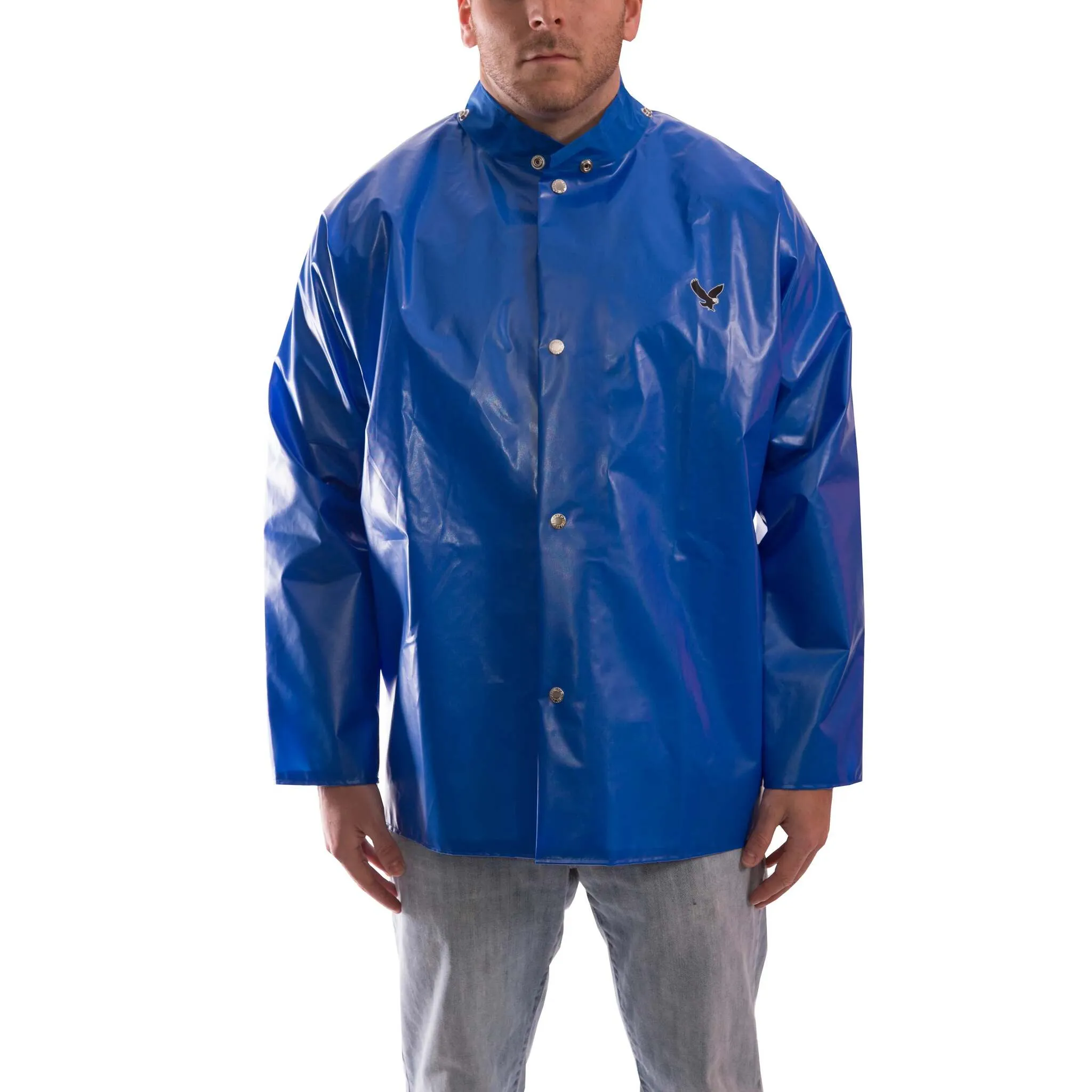 Tingley Iron Eagle® Jacket | HD, Lightweight Comfort | Polyurethane on Nylon, Waterproof, Chem-Resist | Ideal for Sanitation, Forestry, Agriculture | Sizes S-5XL