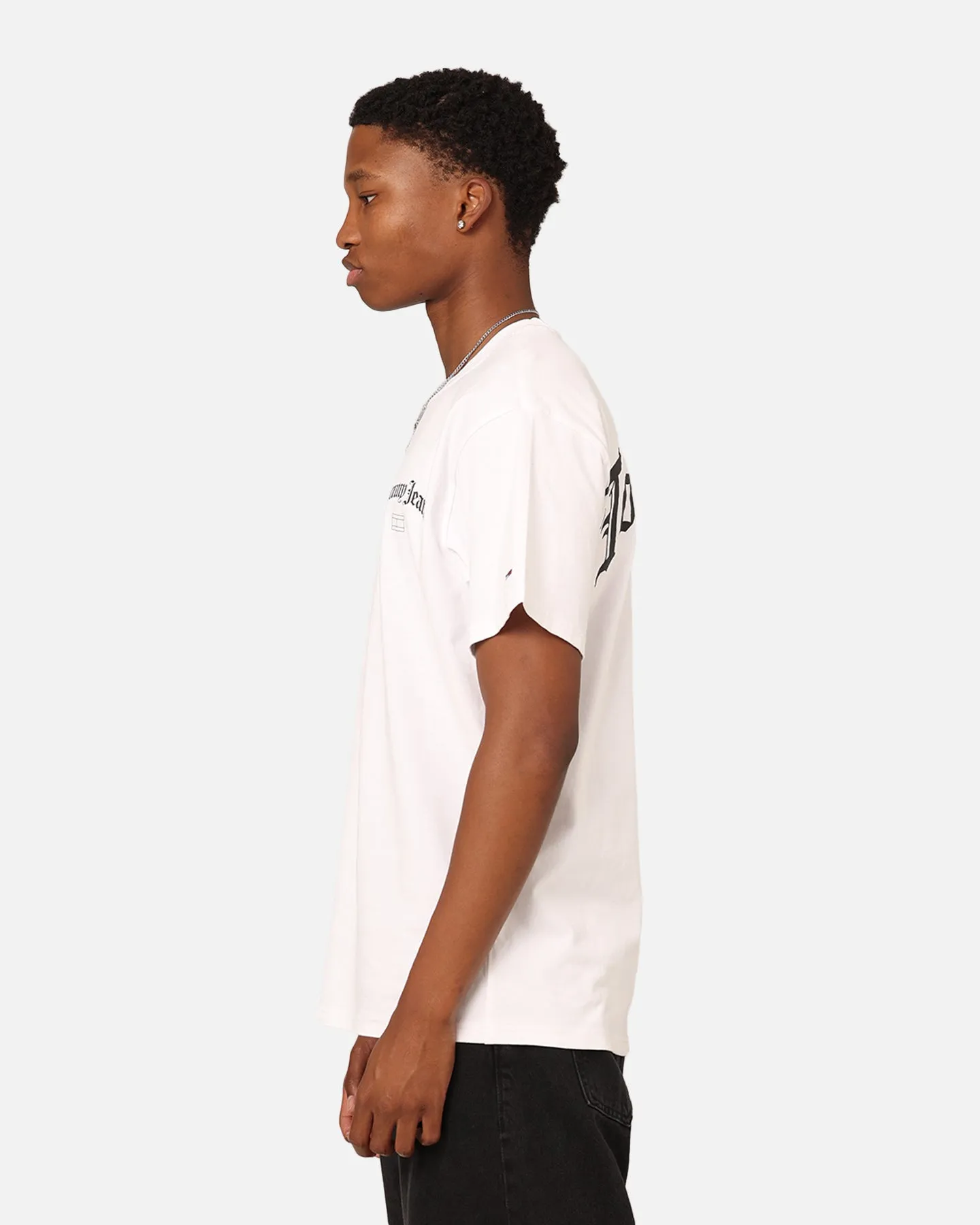 Tommy Jeans Relaxed Grunge Arch Back T-Shirt White