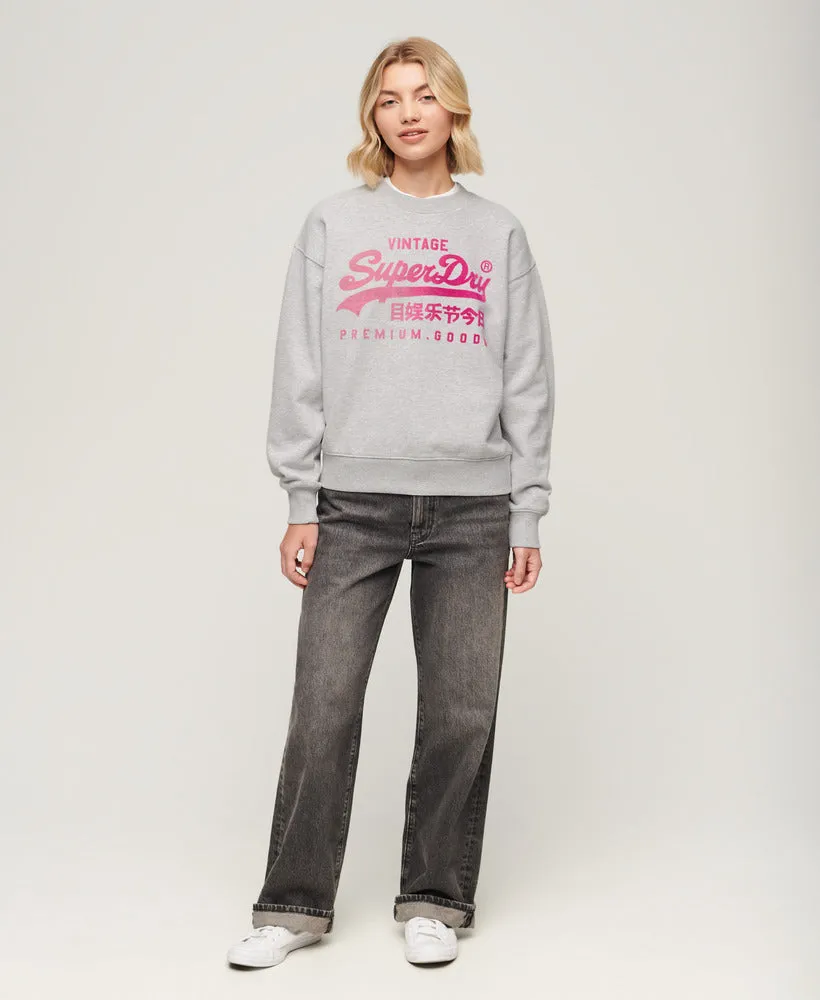 Tonal Loose Sweatshirt - Flake Grey Marl