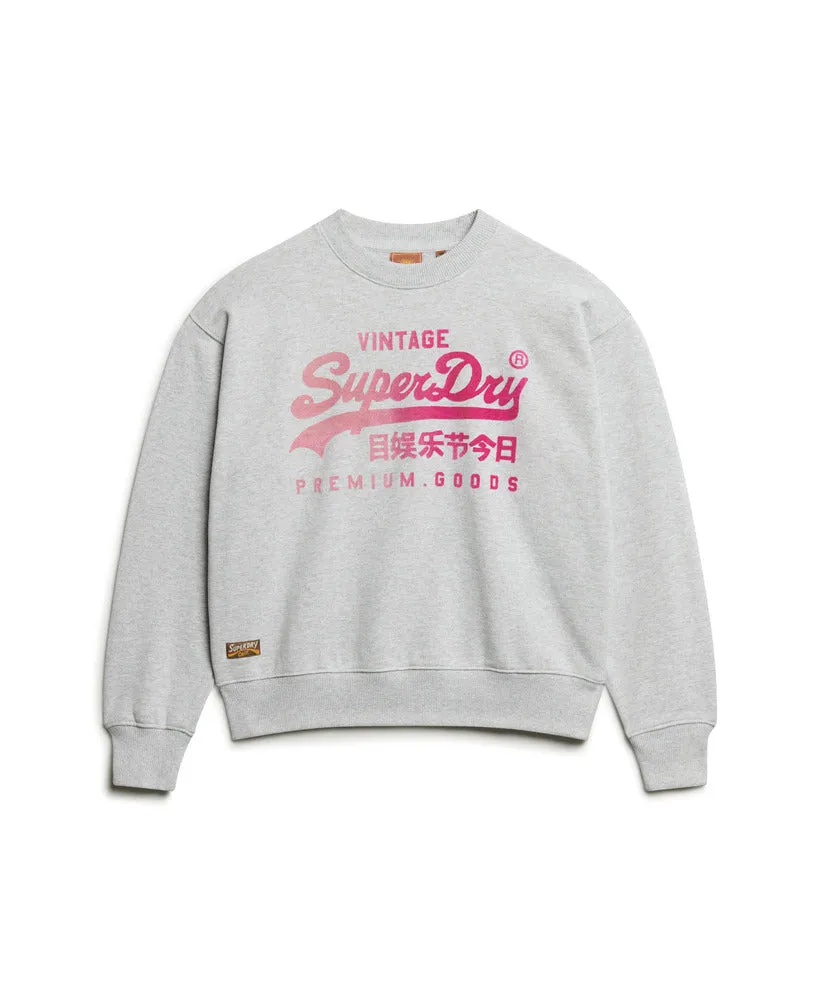 Tonal Loose Sweatshirt - Flake Grey Marl