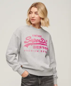 Tonal Loose Sweatshirt - Flake Grey Marl