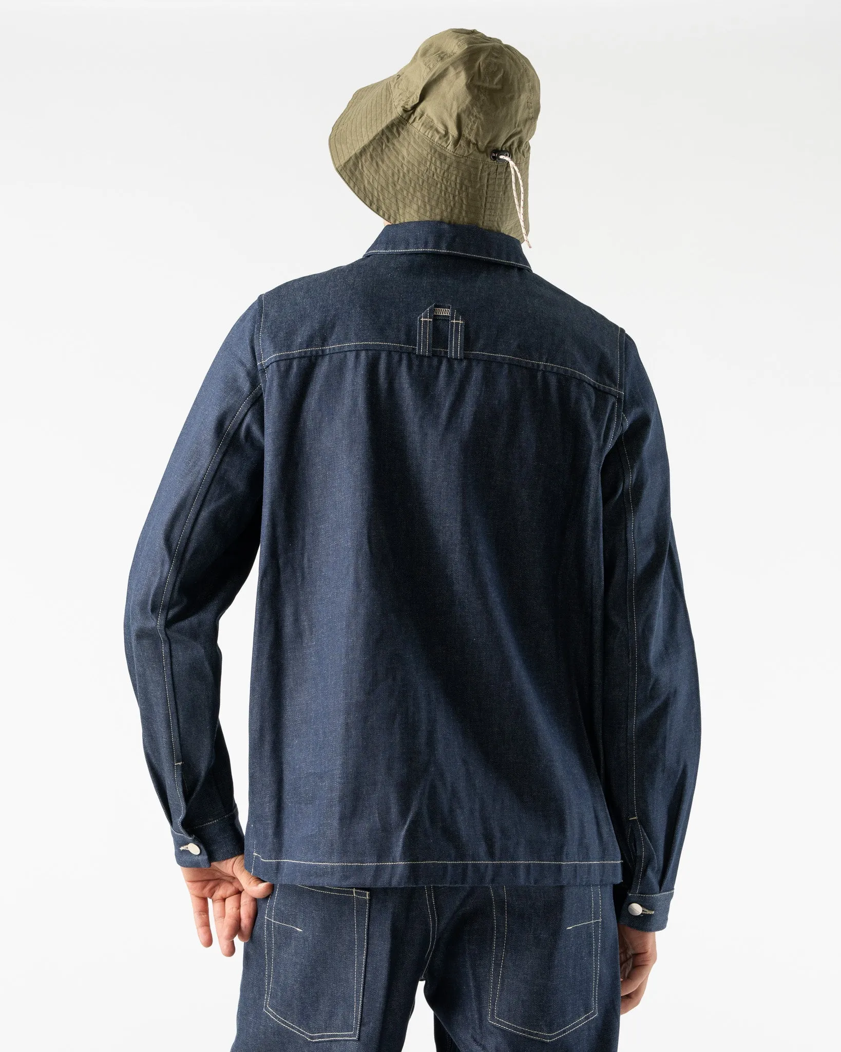 Toogood Carpenter Jacket in Denim Indigo