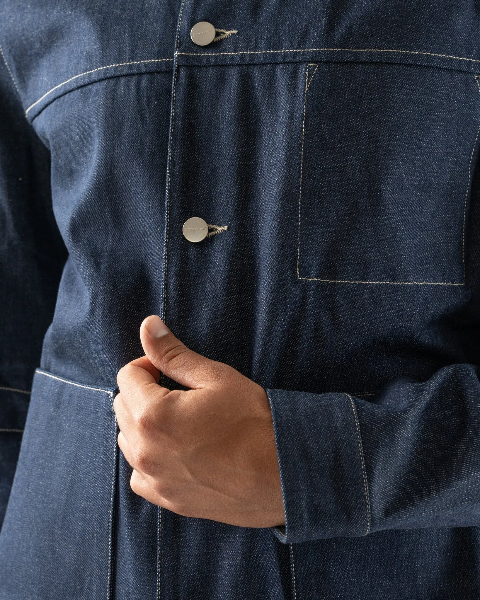 Toogood Carpenter Jacket in Denim Indigo