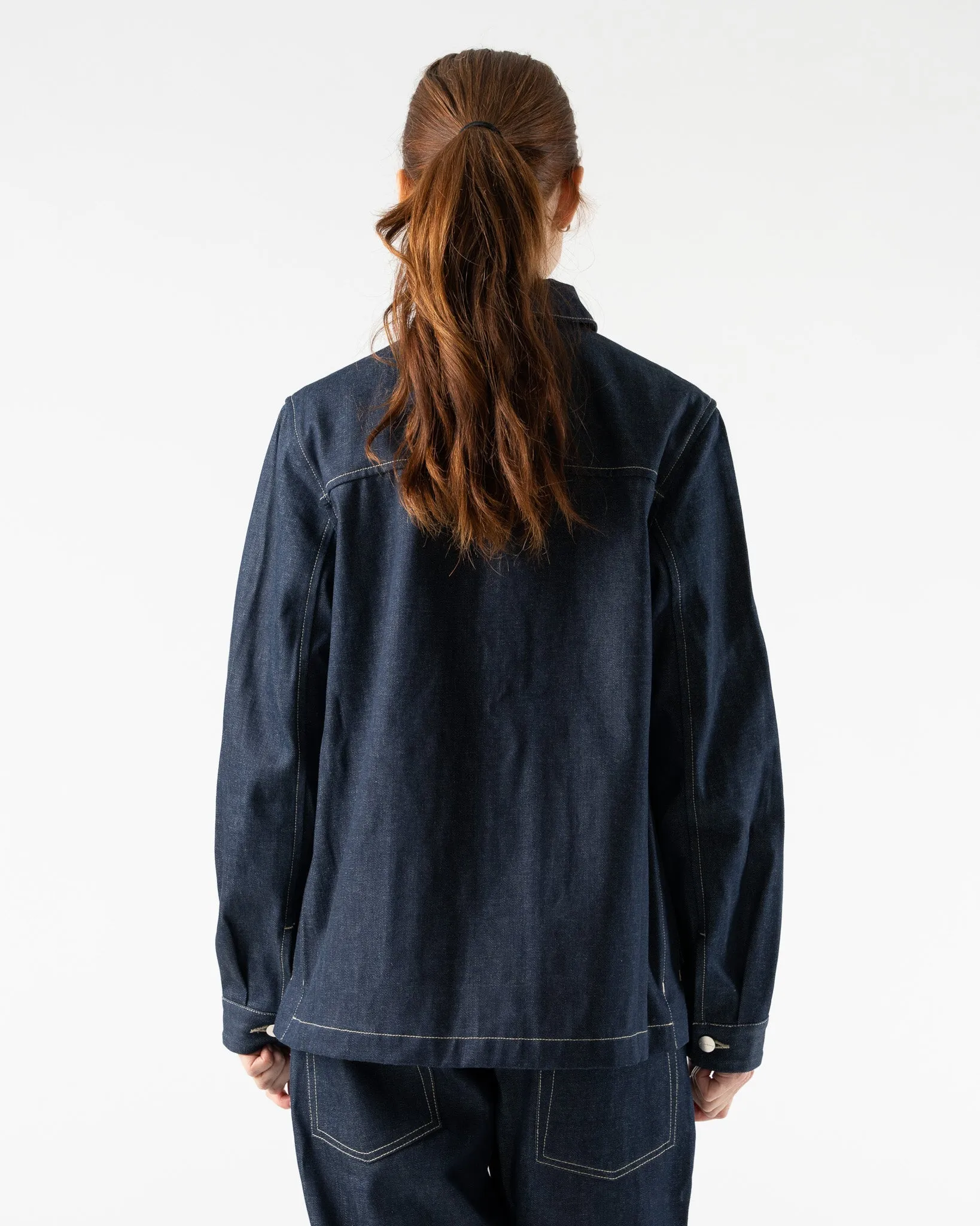 Toogood Carpenter Jacket in Denim Indigo