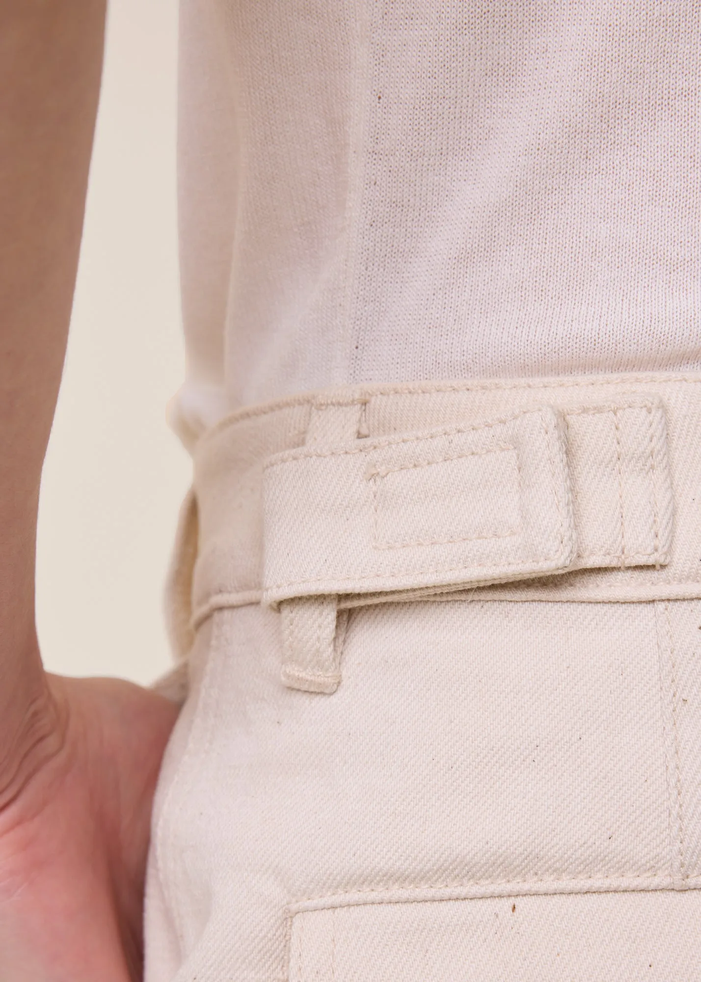 Utility cotton shorts