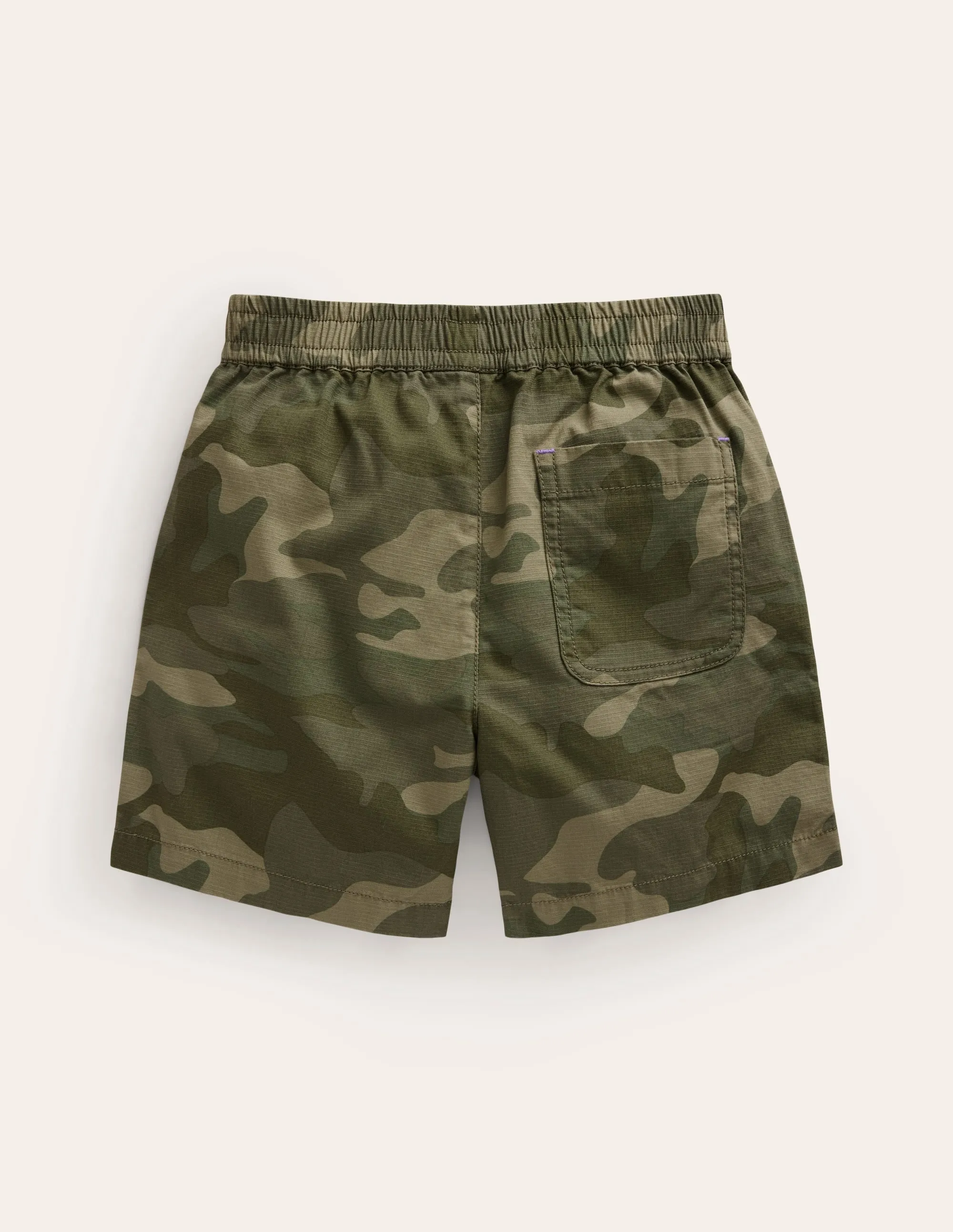 Utility Ripstop Shorts-Khaki Camo