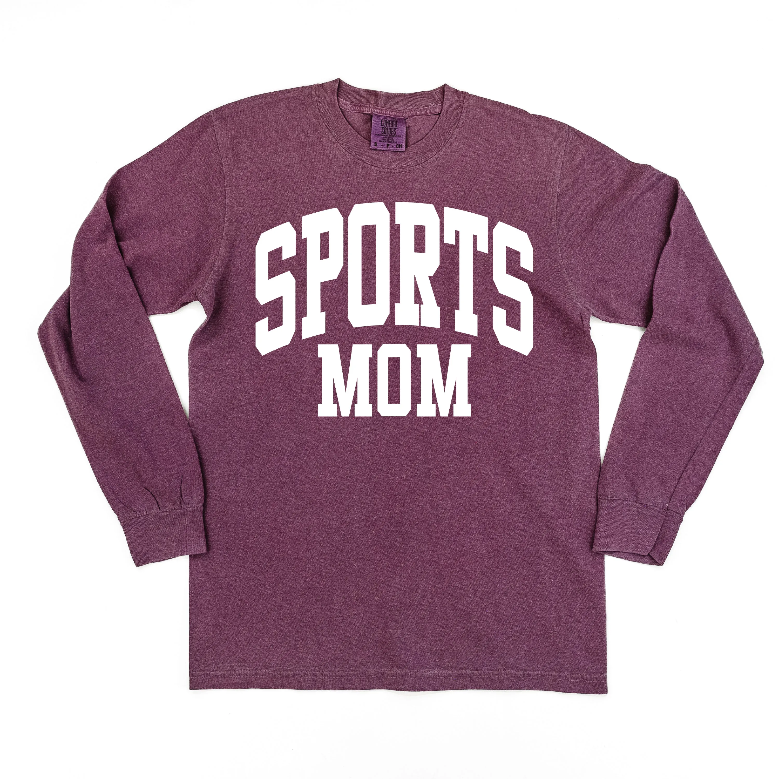 Varsity Style - SPORTS MOM - LONG SLEEVE COMFORT COLORS TEE