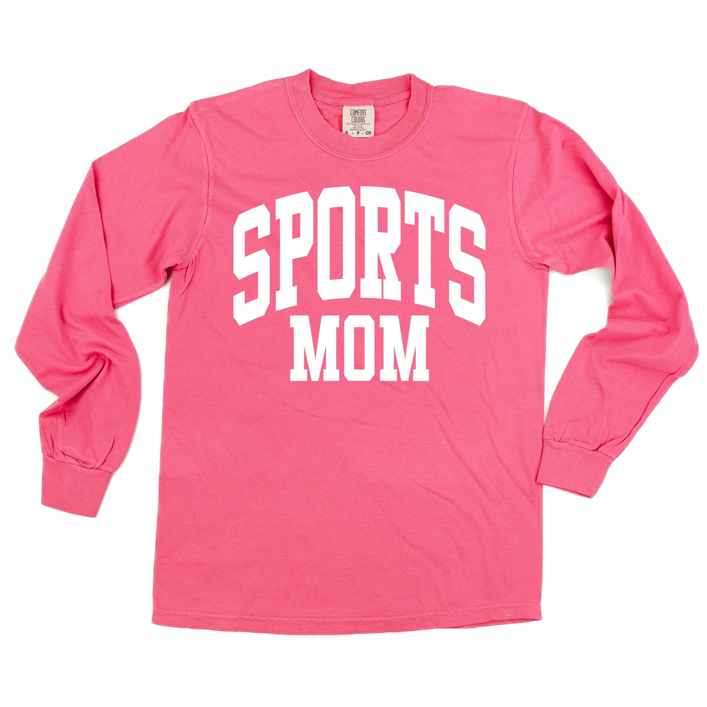 Varsity Style - SPORTS MOM - LONG SLEEVE COMFORT COLORS TEE