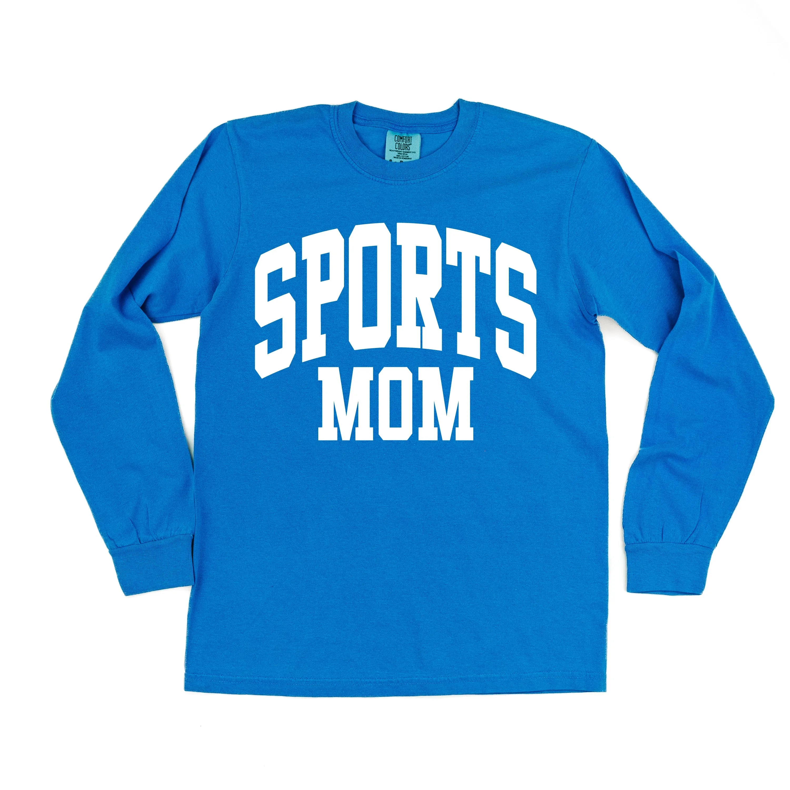 Varsity Style - SPORTS MOM - LONG SLEEVE COMFORT COLORS TEE