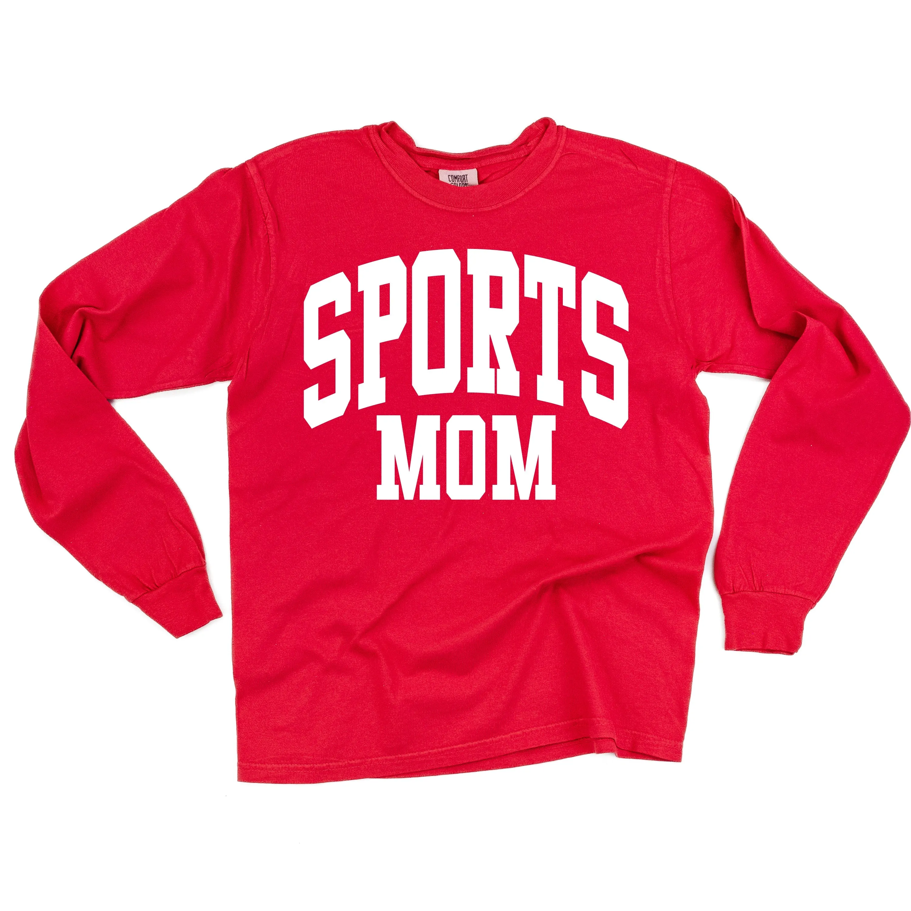 Varsity Style - SPORTS MOM - LONG SLEEVE COMFORT COLORS TEE