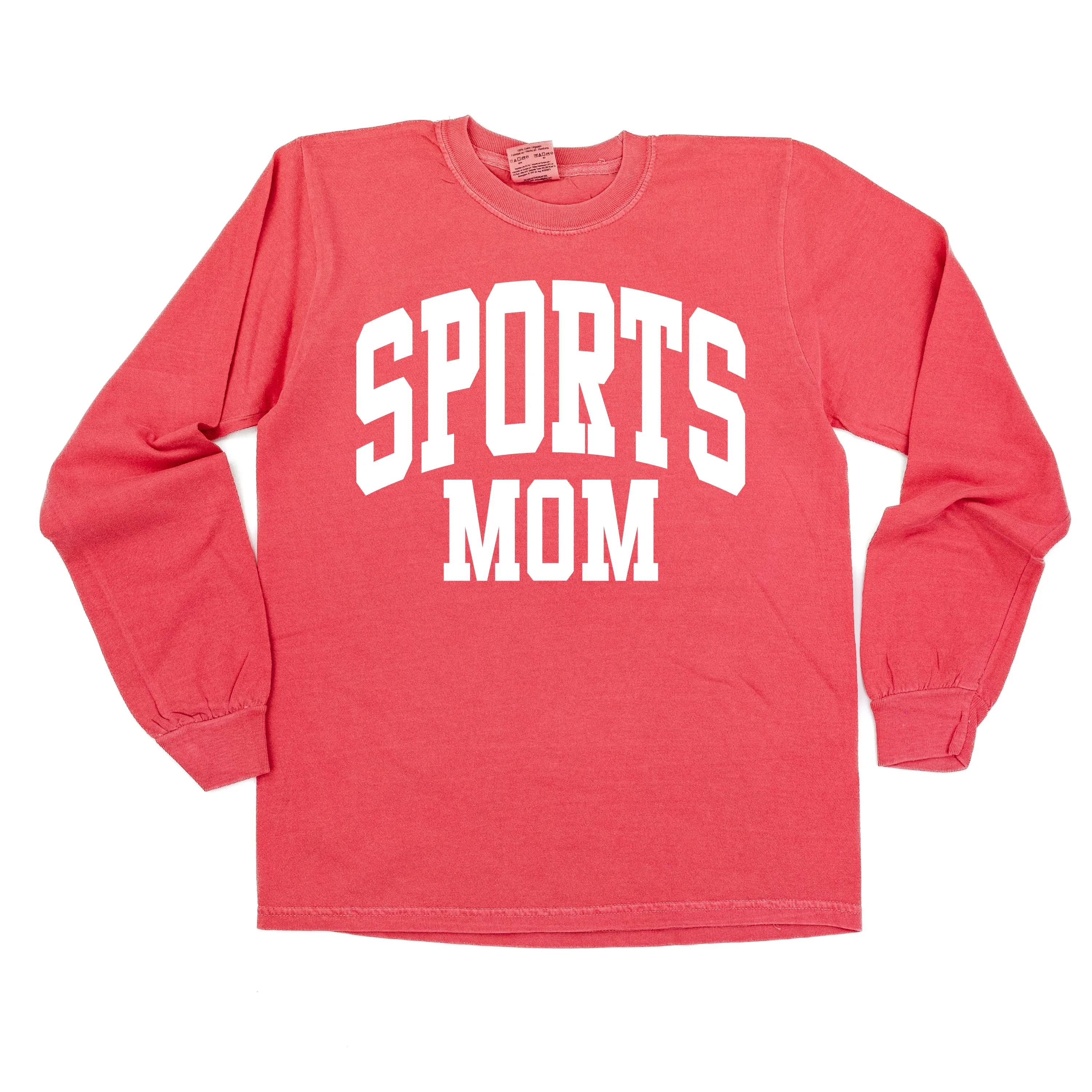 Varsity Style - SPORTS MOM - LONG SLEEVE COMFORT COLORS TEE