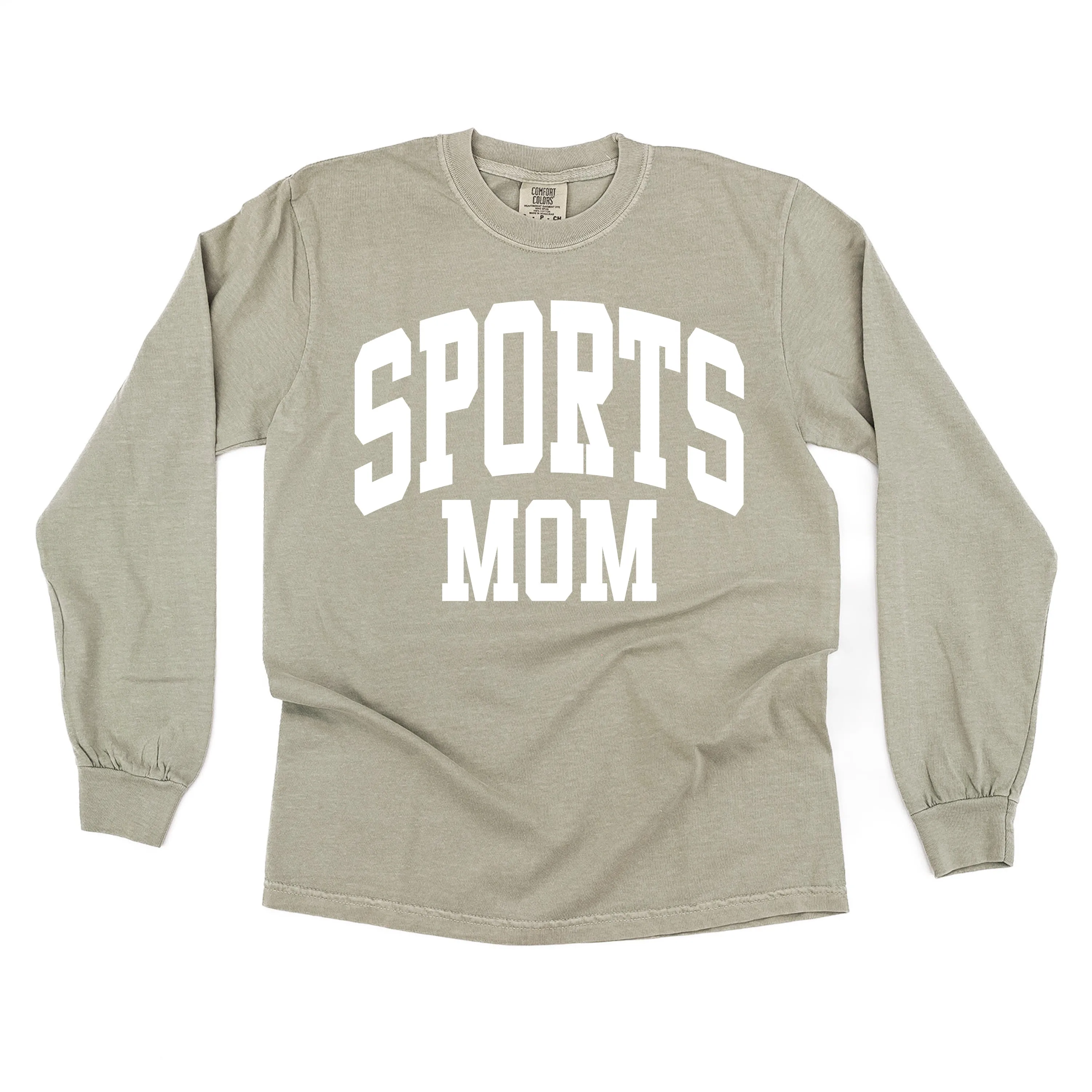 Varsity Style - SPORTS MOM - LONG SLEEVE COMFORT COLORS TEE