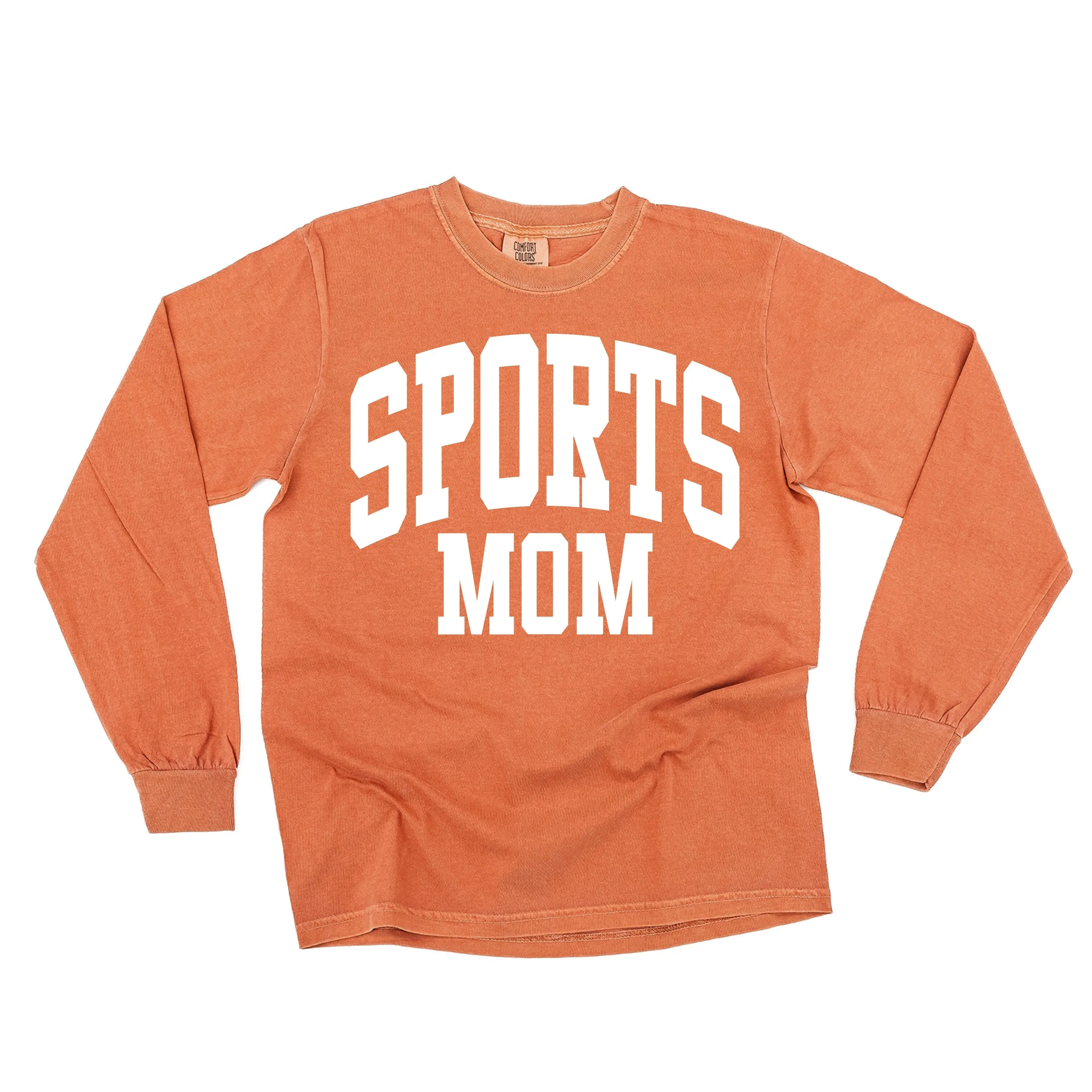 Varsity Style - SPORTS MOM - LONG SLEEVE COMFORT COLORS TEE