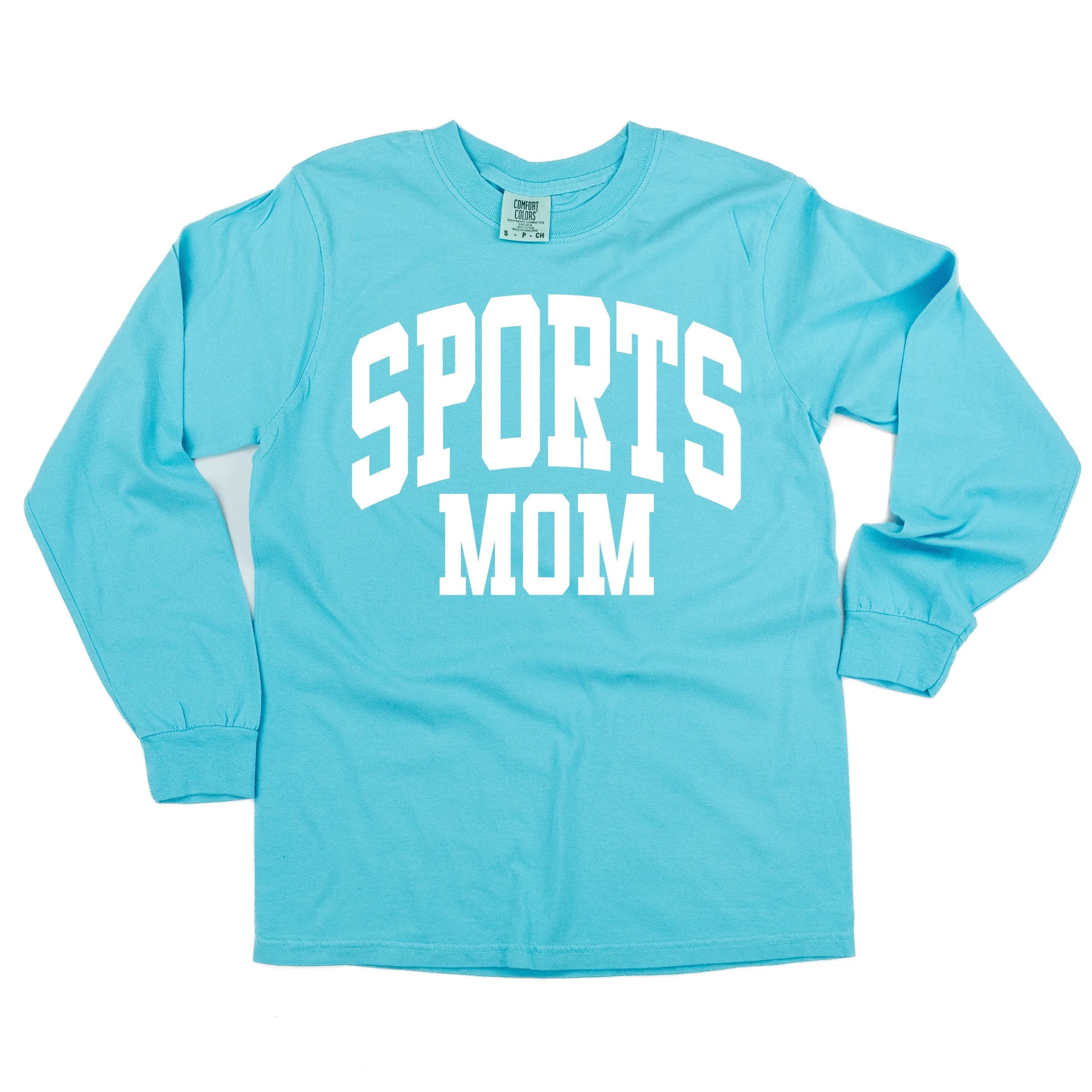 Varsity Style - SPORTS MOM - LONG SLEEVE COMFORT COLORS TEE