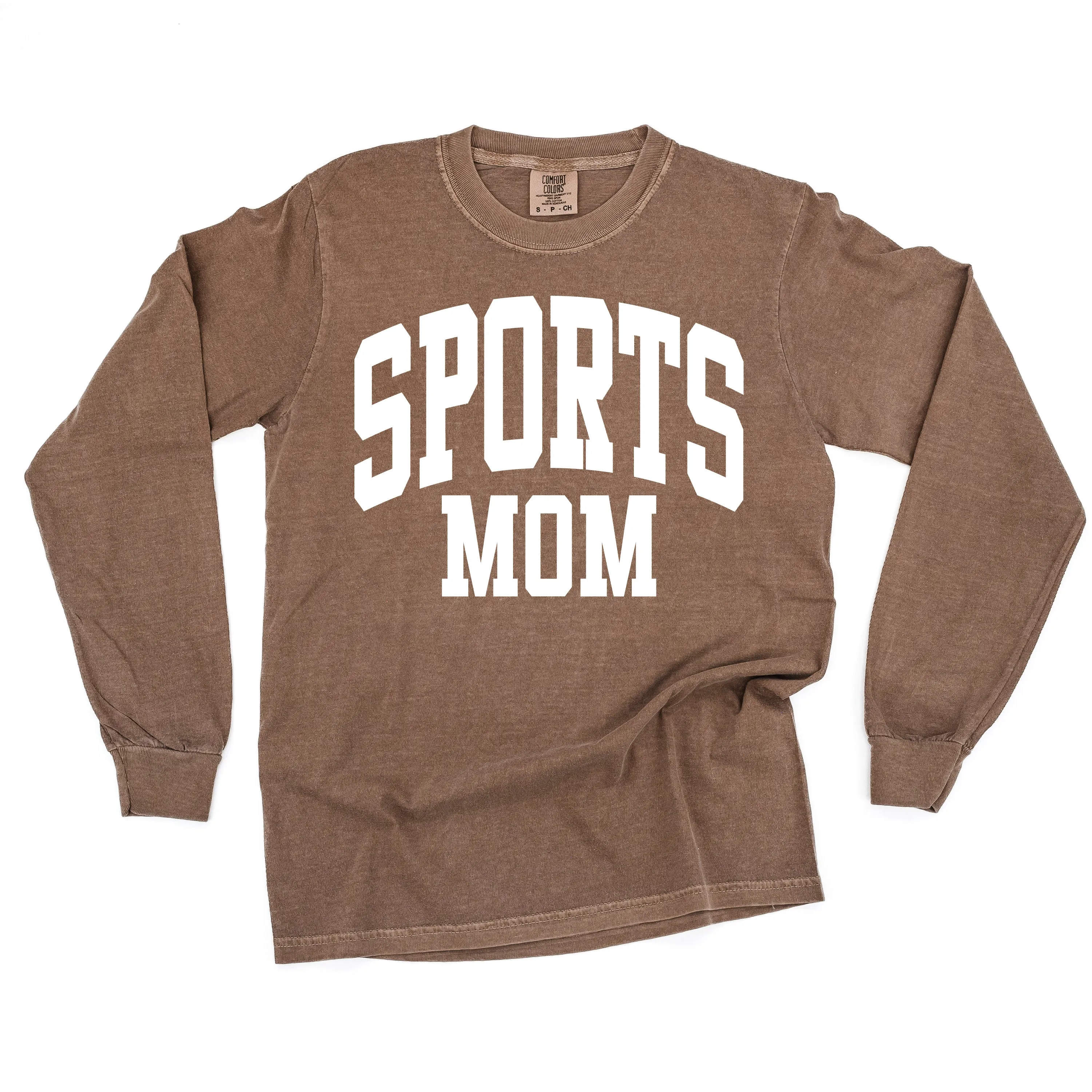 Varsity Style - SPORTS MOM - LONG SLEEVE COMFORT COLORS TEE