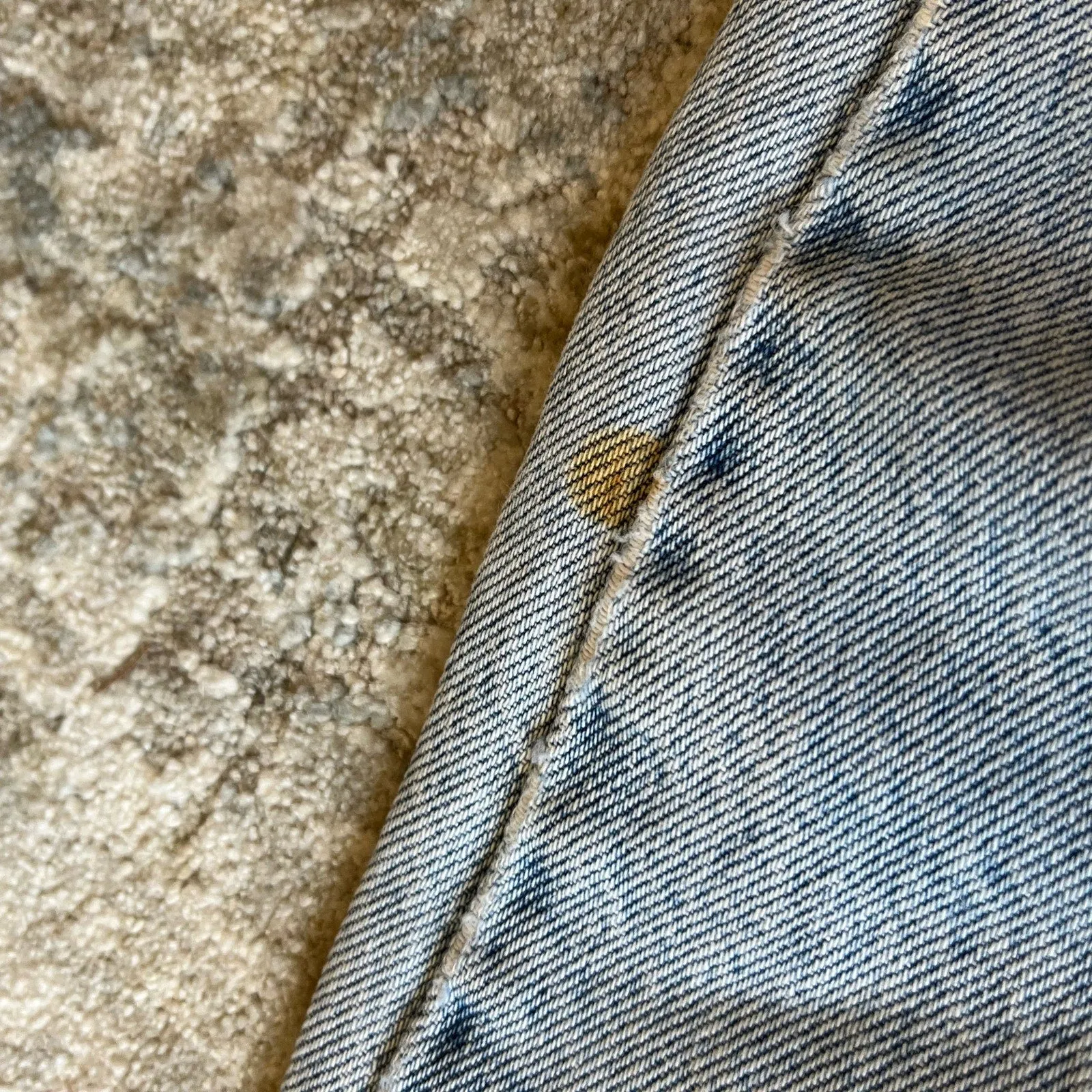 Vintage Levi's 550 Relaxed Fit Slim Orange Tab Jeans 7