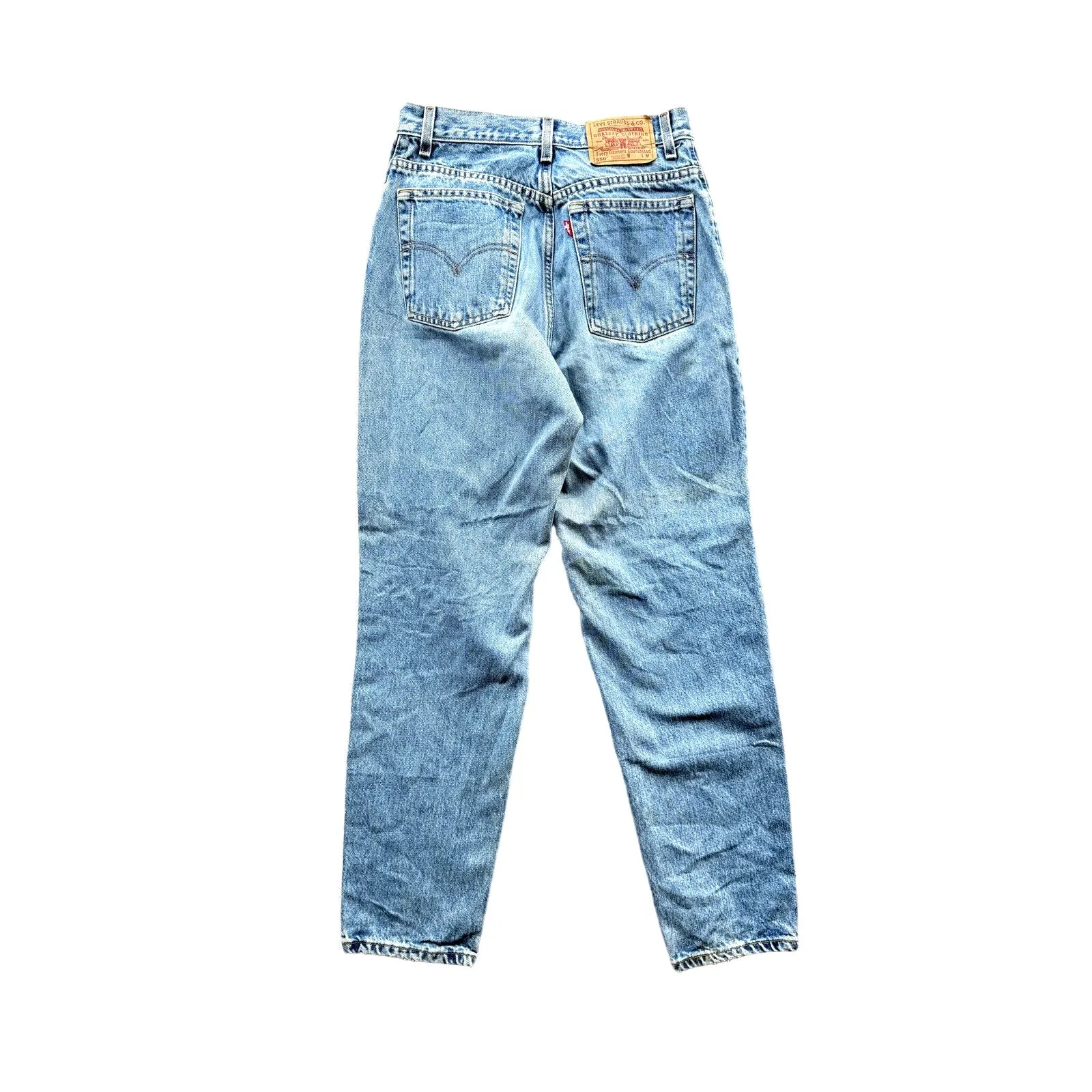 Vintage Levi's Women's 550 Light Blue Denim Jeans