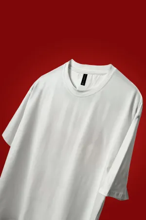 WHITE OVERSIZED T-SHIRT