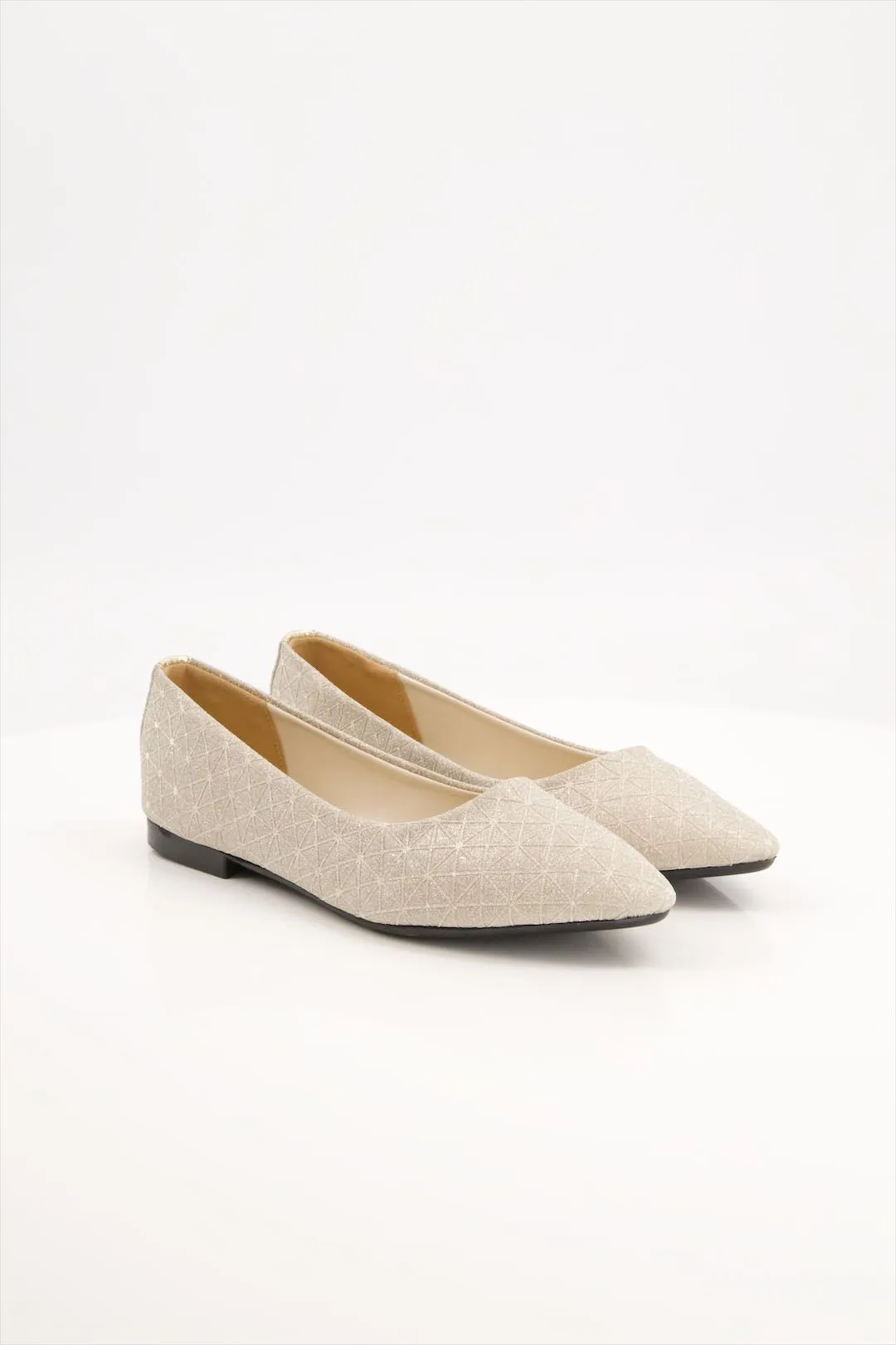 Women Comfy Golden  Pump Shoes