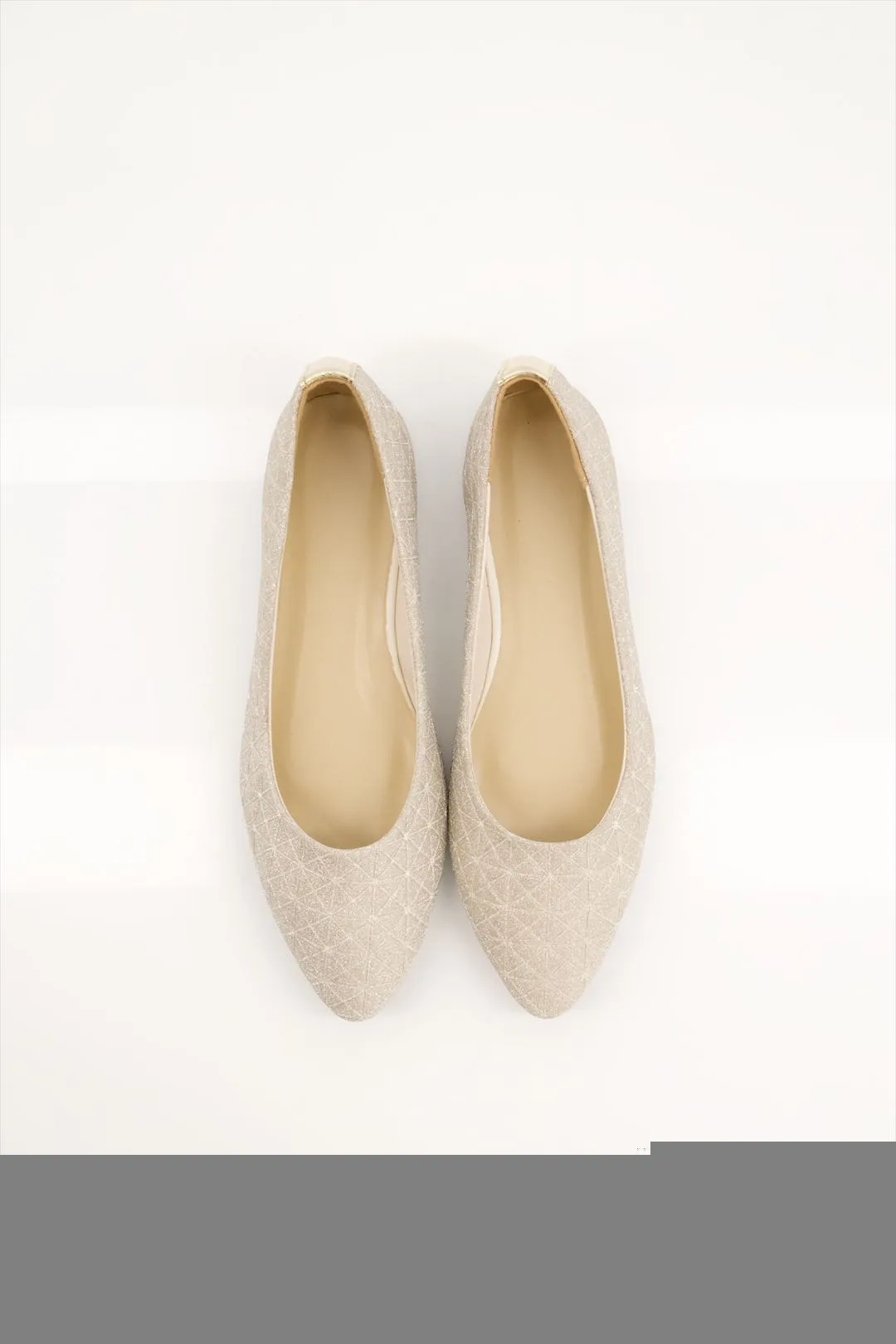Women Comfy Golden  Pump Shoes