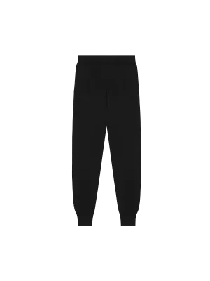 Womens DNA Knitted Track Pants—black