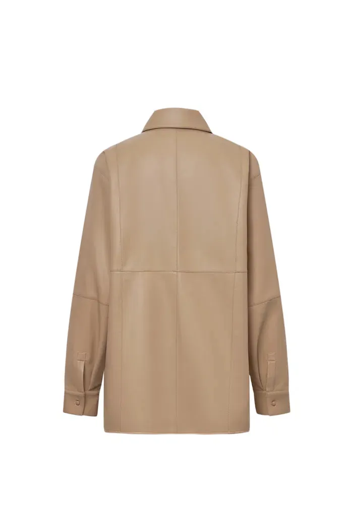 Zirka Shirt in Vegan Protein Leather